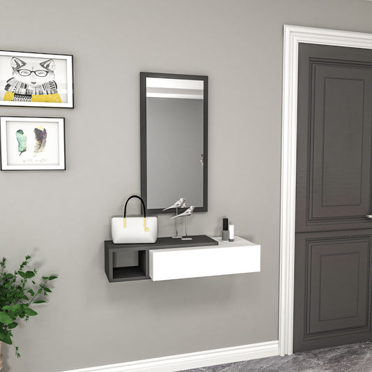 Consola Dresuar con cajón y espejo Maria 