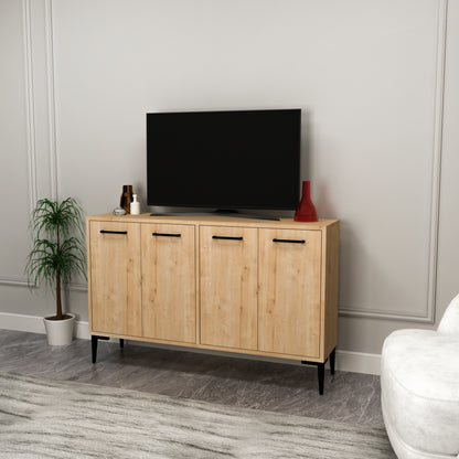 Frezya - Enfilade, Meuble TV et Bar à Boissons Modernes à 4 Portes
