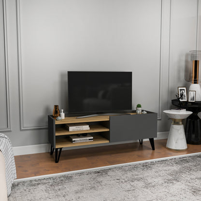 Cavera TV Stand with Cabinet and Shelves