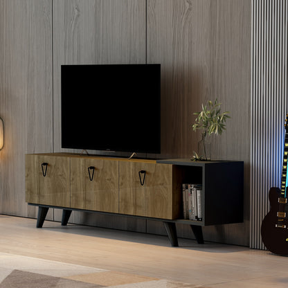 Agnus TV stand with Cabinets and Shelf