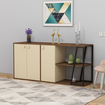 Avena Sideboard with Cabinets and Shelves