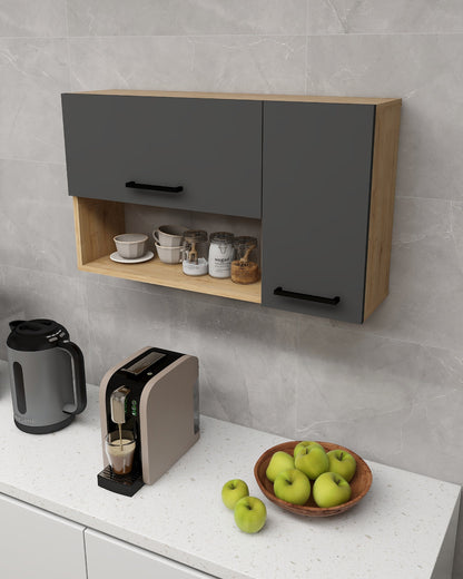 Akasya Multi Purpose Wall Mounted Cabinet Shelf