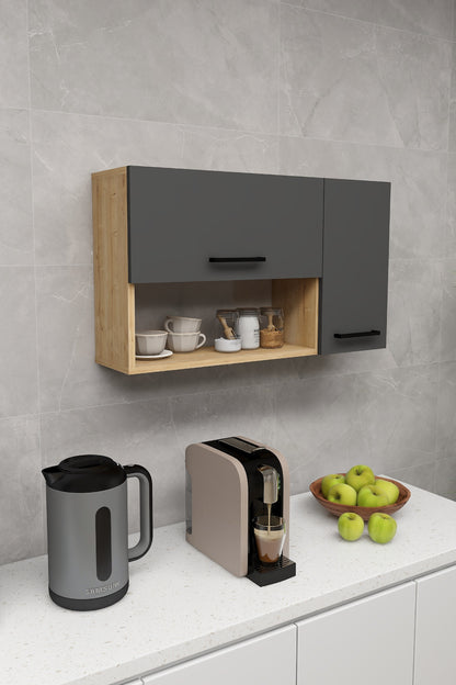 Akasya Multi Purpose Wall Mounted Cabinet Shelf