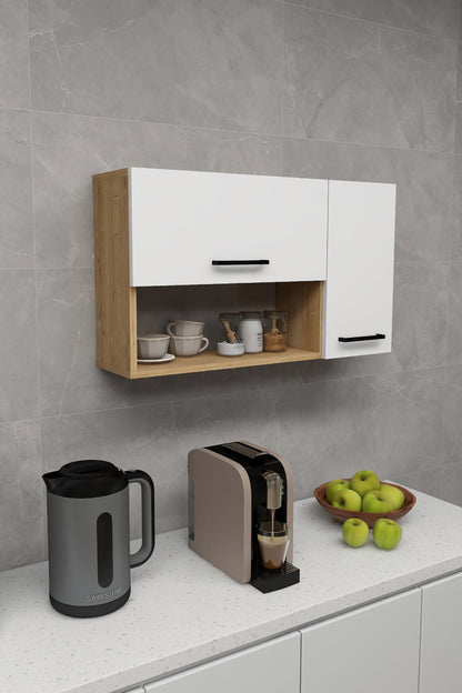 Akasya Multi Purpose Wall Mounted Cabinet Shelf