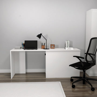 Akser 180 cm Wide Computer Desk with Cabinet