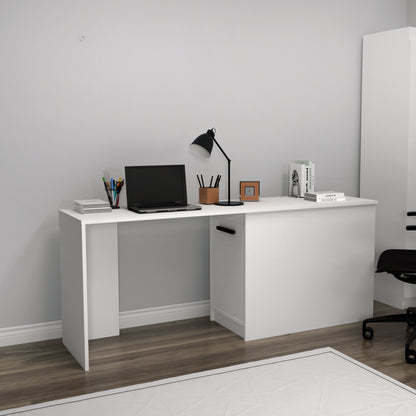 Akser 180 cm Wide Computer Desk with Cabinet