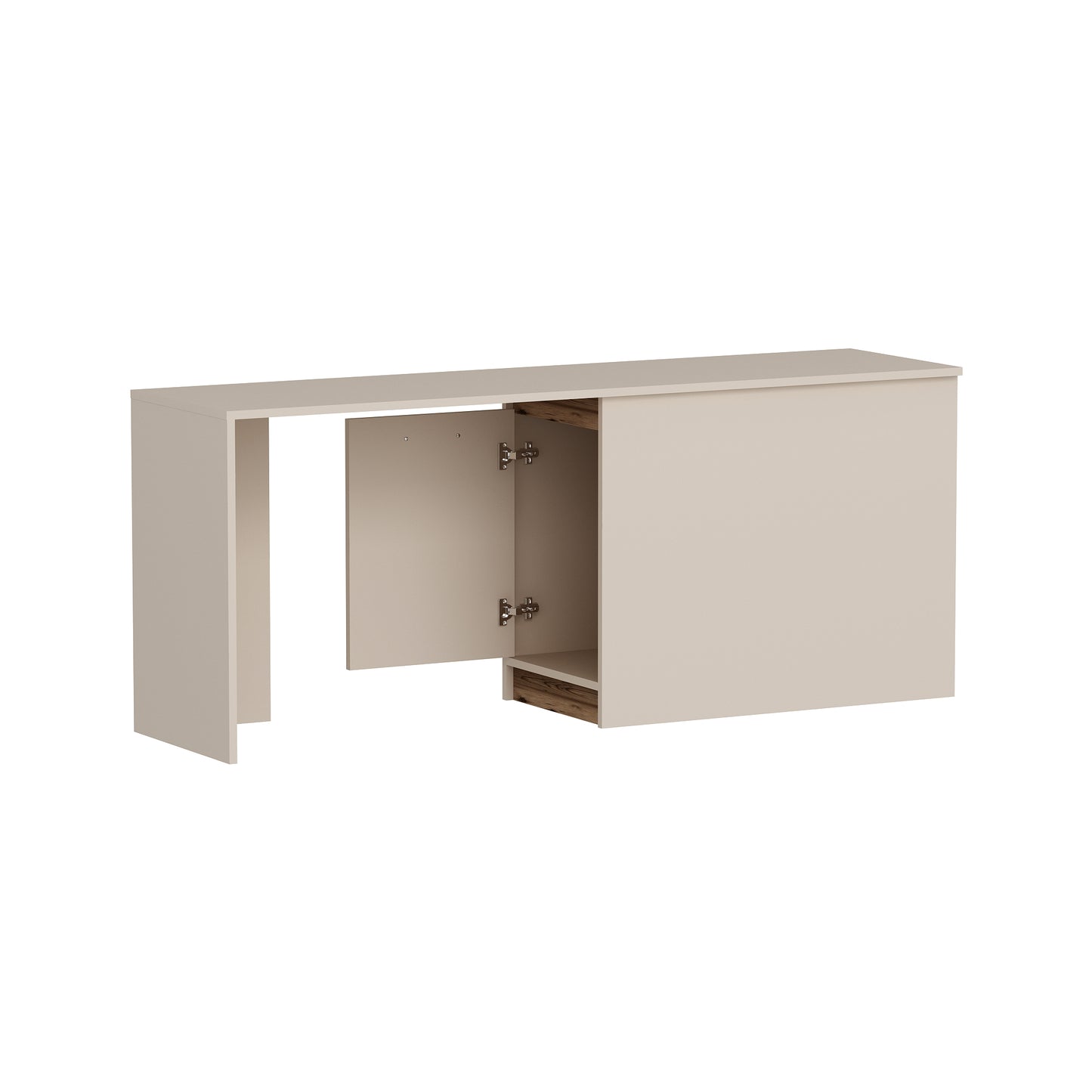 Achille Computer Desk with Cabinet