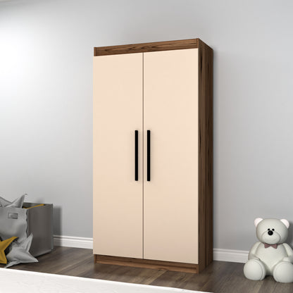 Achille Wardrobe with Cabinets and Shelves
