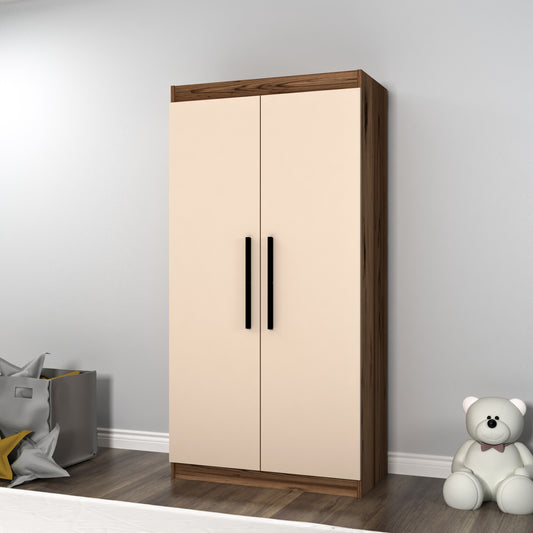 Armoire Achille avec 2 portes et 7 étagères