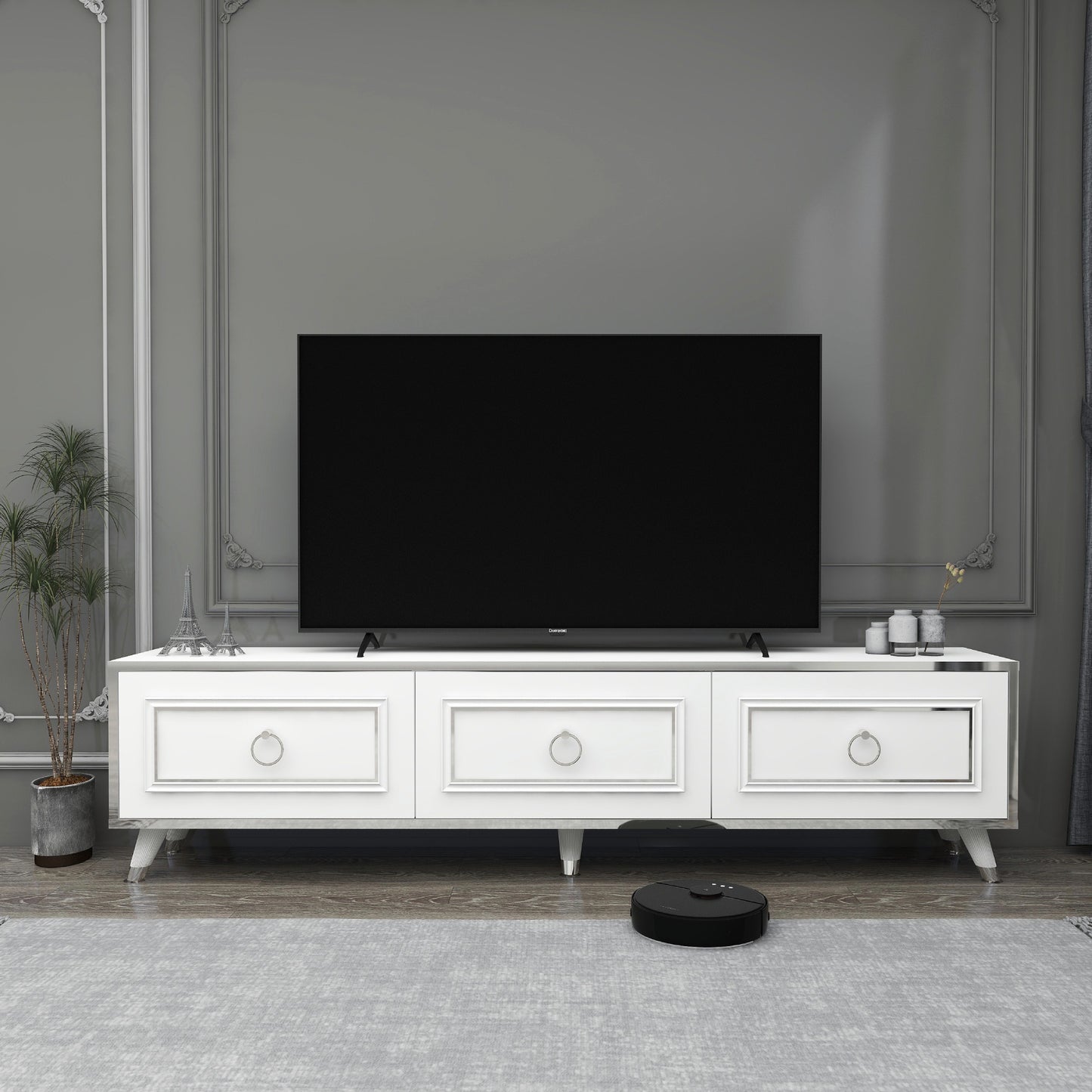 Esmera 180 cm Wide TV Stand and Media Console with Cabinets