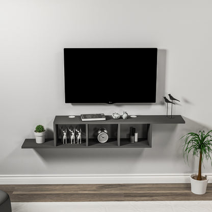 Harris Floating TV Stand with Shelves