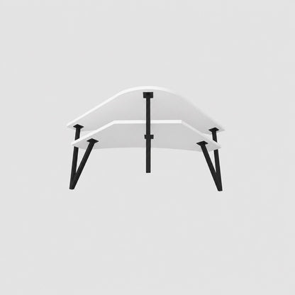 Mueble de TV esquinero y centro de entretenimiento Kiberya