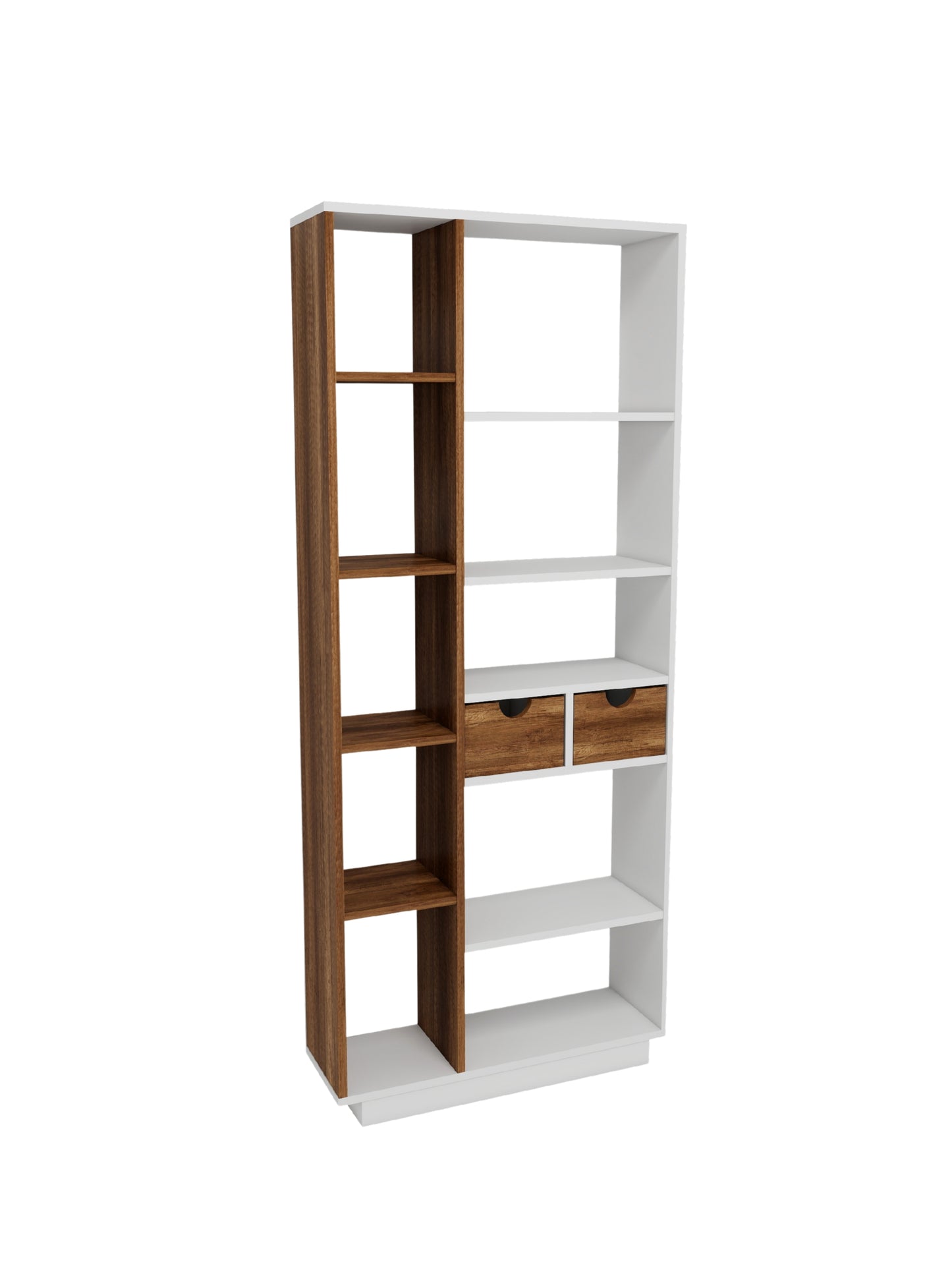 Luma Bookcase with Drawers and Shelves