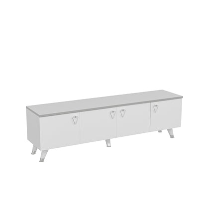 Raine TV Stand and Media Console with Cabinets