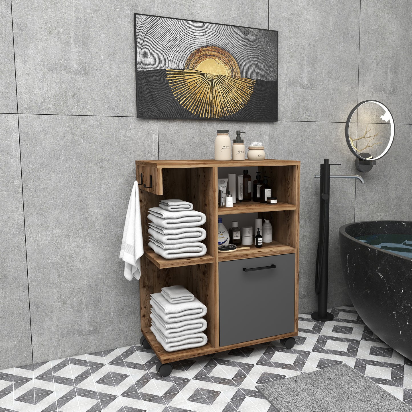 Clara Bathroom Cabinet with Shelves