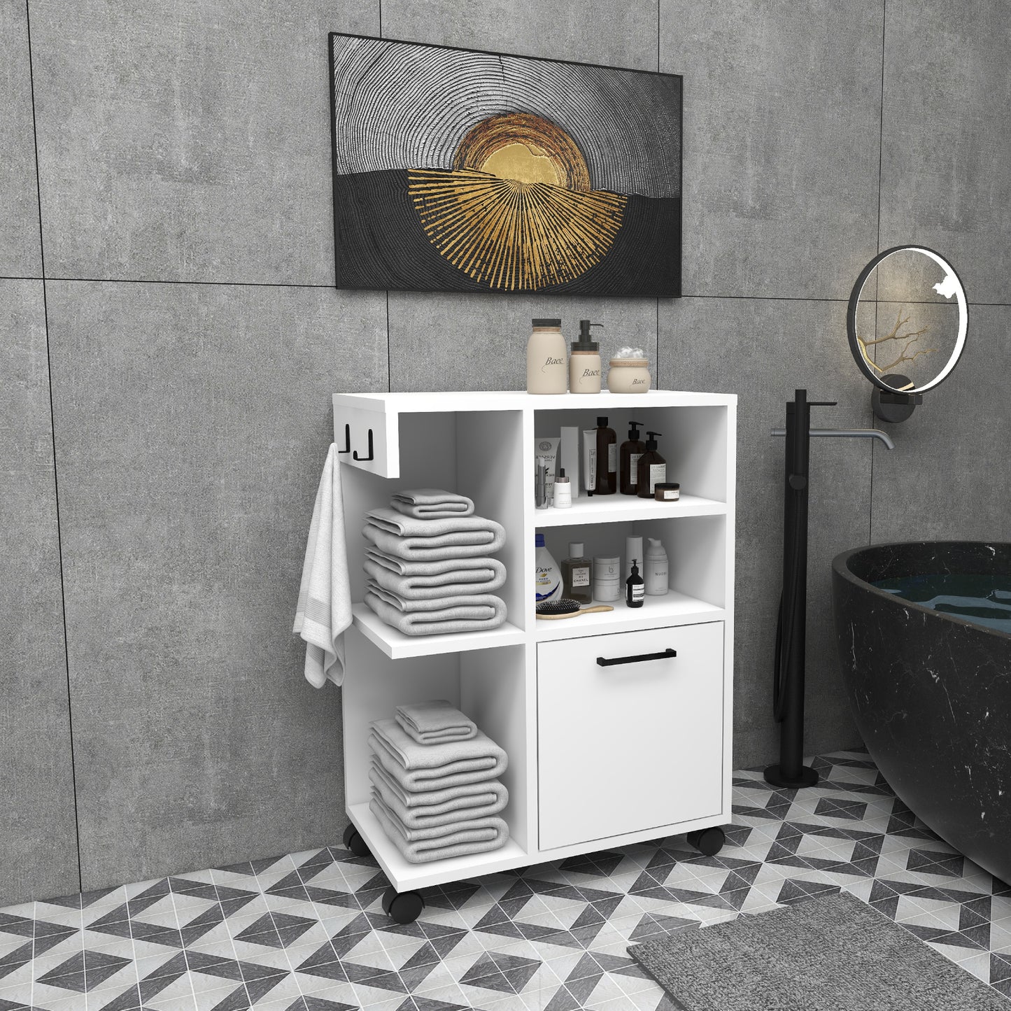 Clara Bathroom Cabinet with Shelves
