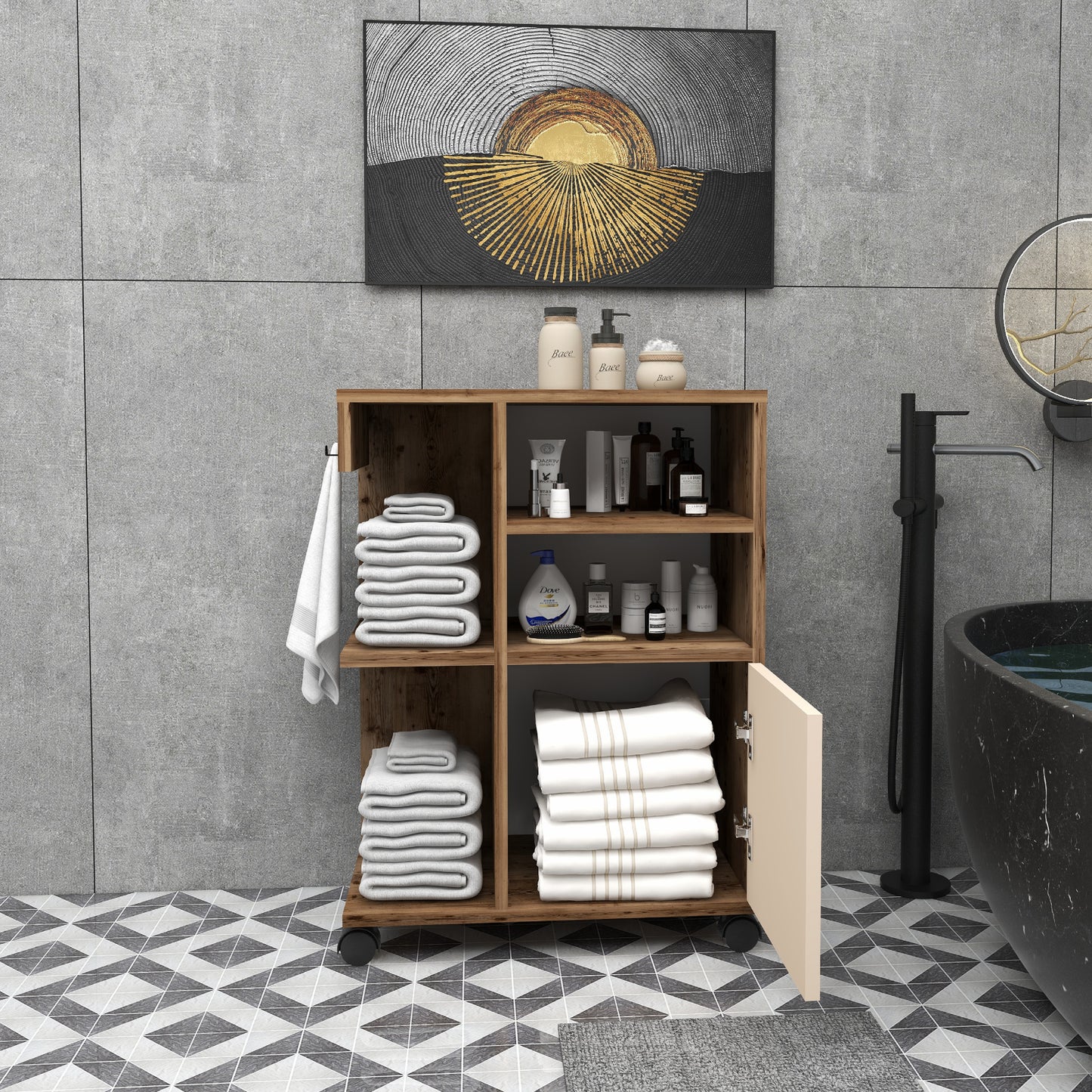 Clara Bathroom Cabinet with Shelves