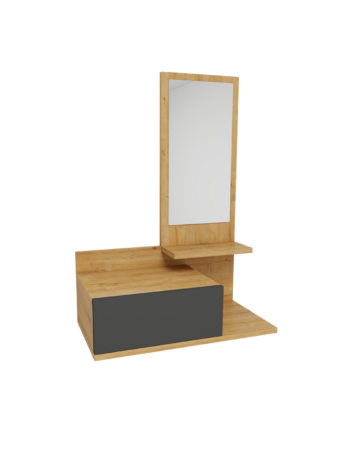 Consola Dresuar con cajón y espejo Cielo 