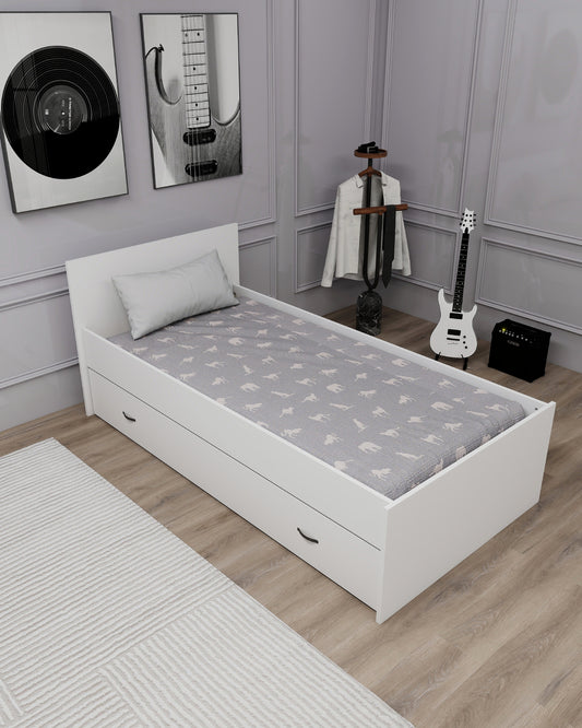 Sofia Bed Frame with Headboard and Guest Bed