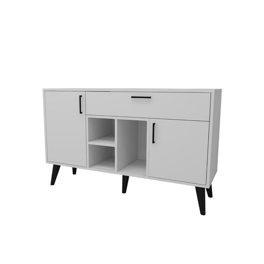 Timo Sideboard with Cabinets and Shelves