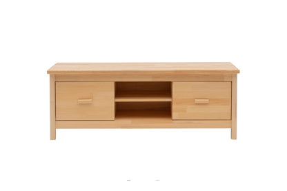 Dawn Solid Pine Wood Handmade TV Stand with Storage Drawers and Shelves for TVs up to 60"