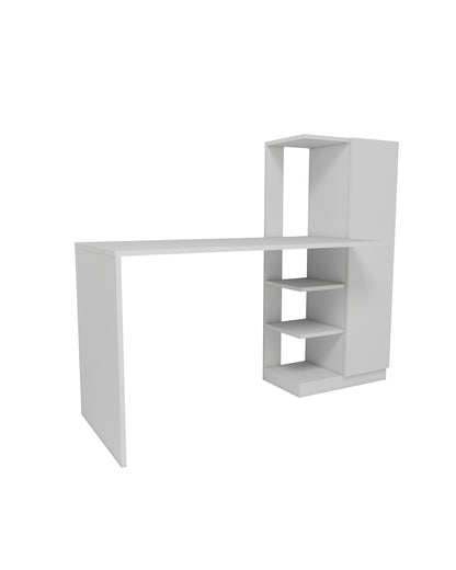 Bureau informatique Yagiz avec armoire et étagères