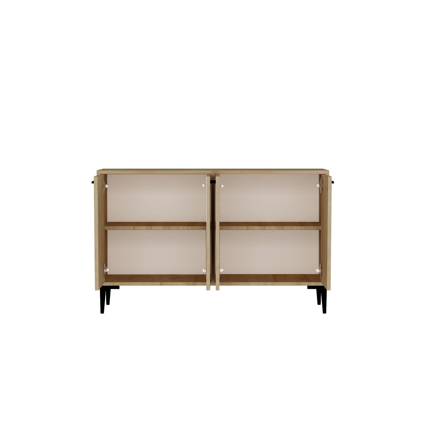 Frezya Modern Sideboard, TV Stand & Beverage Cabinet with 4 Doors