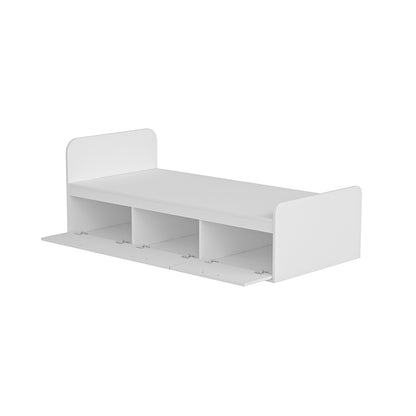 Akser Bedstead, Bed Frame with Headboard