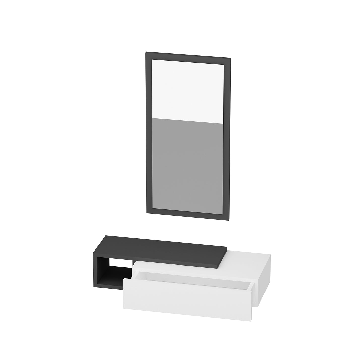 Consola Dresuar con cajón y espejo Maria 