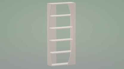 Bookcase Bookshelf Shelving Unit with 5 Tier Open Shelves Nestor