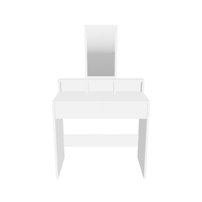 Luna Freestanding Compact Makeup Vanity Table with Mirror