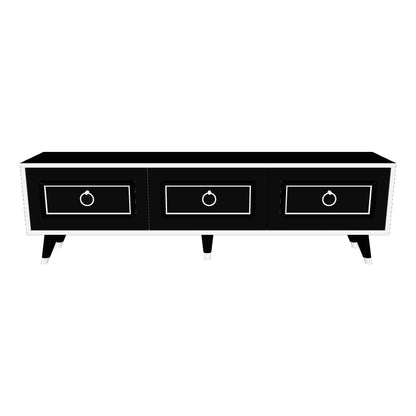 TV Stand and Media Console with Cabinets Romens 150 cm Wide