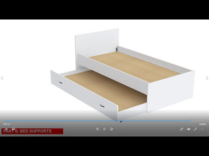 Sofia Bed Frame with Headboard and Guest Bed