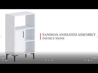 Sanimas Kitchen Cabinet with Shelves