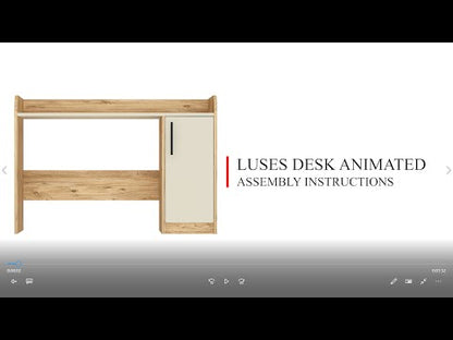 Luses Computer Desk with Cabinet