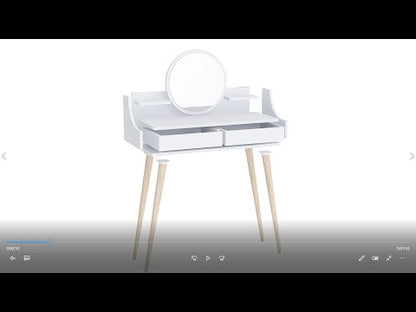 Makeup Vanity Table with Mirror Roys