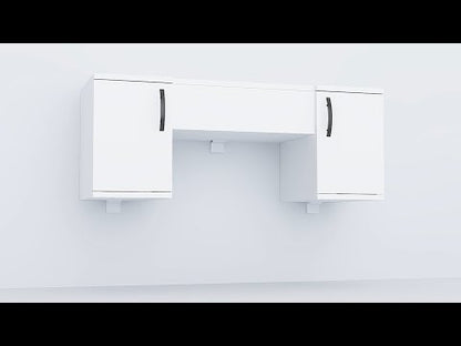 Tocador de Maquillaje con Espejo, Montado en la Pared, Mercan