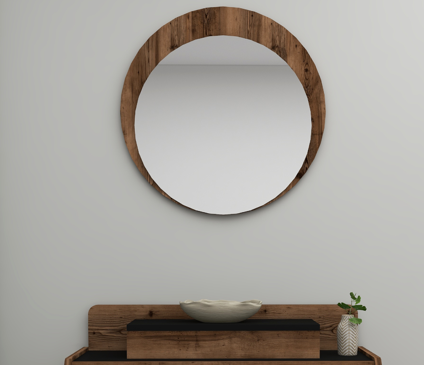 mirror, framed mirror, dresuar mirror