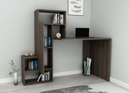 Segoro Computer Desk with Cabinet and Shelves