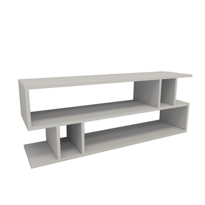 Twisty TV Stand with Storage Shelves for TVs up to 50 inches