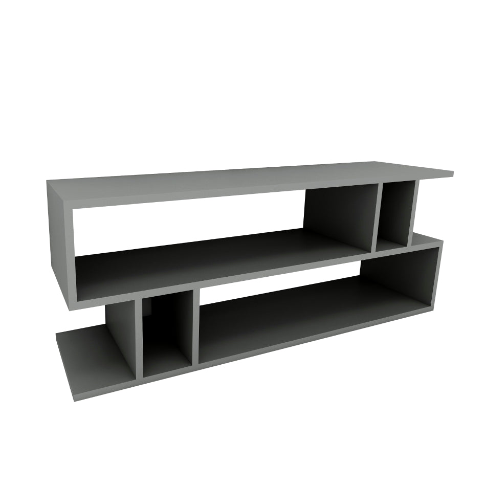 Twisty TV Stand with Storage Shelves for TVs up to 50 inches