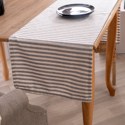 tablecloth, table runner, runners, kitchen linens, kithchen textile, pompom edge