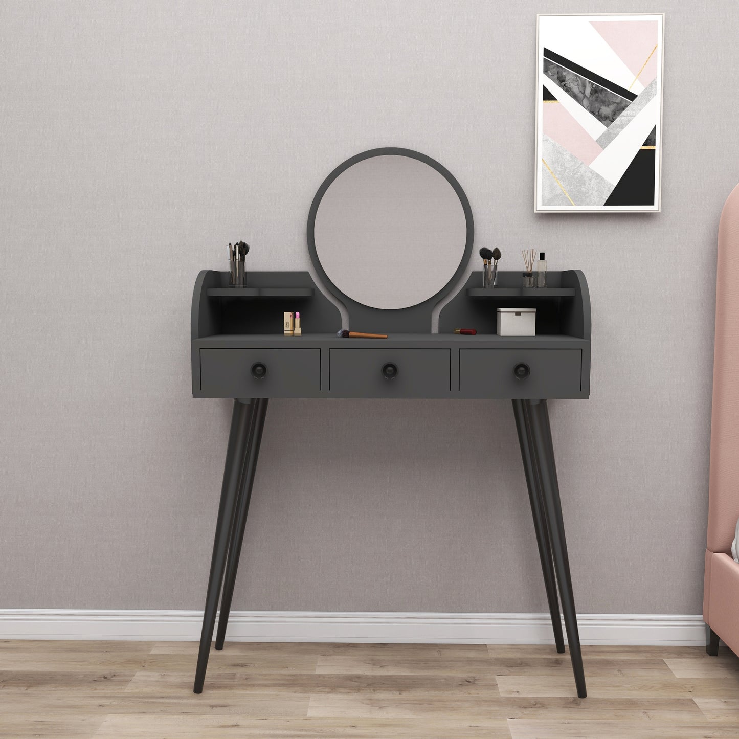 Makeup Vanity Table with Mirror Belem