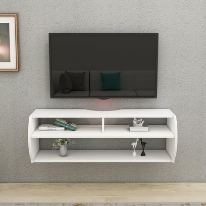 Berter Wall Mounted, Floating TV Stand with Storage Shelves - Destina Home, TV Stand, Media Console, TV cabinet, Wooden TV Stand, Media Stand, TV Lowboard, Entertainment Center, Wood TV Unit, TV Board, TV Table, Media Center, Living Room, Furniture