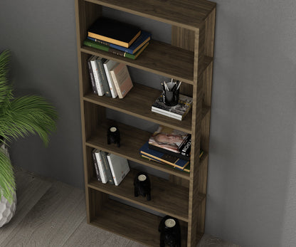 Forest 150 cm Tall Bookcase Shelfing Unit with 5 Tier Shelves