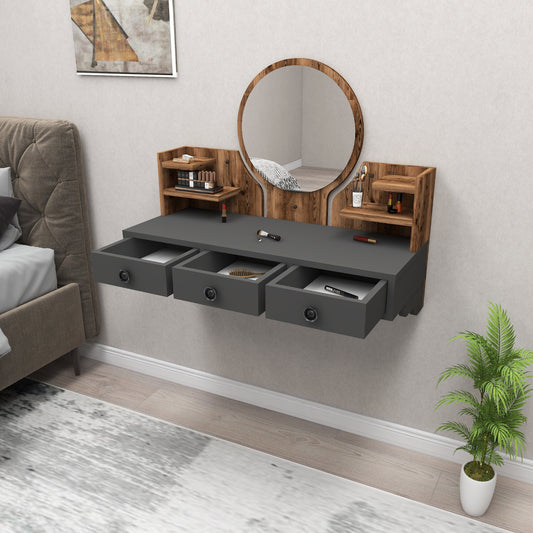 Makeup Vanity Table with Mirror-Cosmo