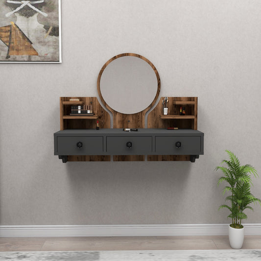Makeup Vanity Table with Mirror-Cosmo