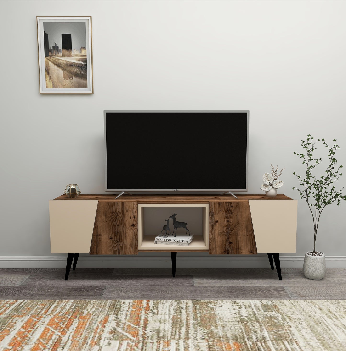 TV Stand, Media Console, TV cabinet, Wooden TV Stand, Media Stand, TV Lowboard, Entertainment Center, Wood TV Unit, TV Board, TV Table, Media Center, Living Room, Furniture