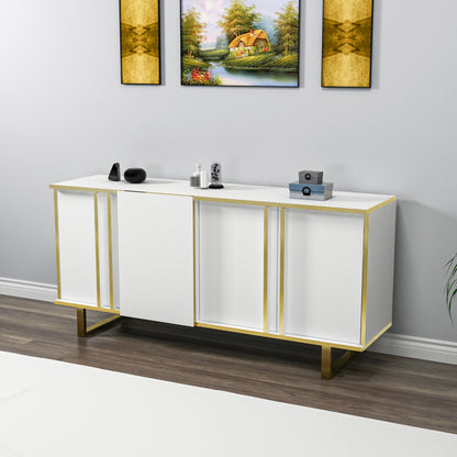 Fido Sideboard with Cabinets and Shelves