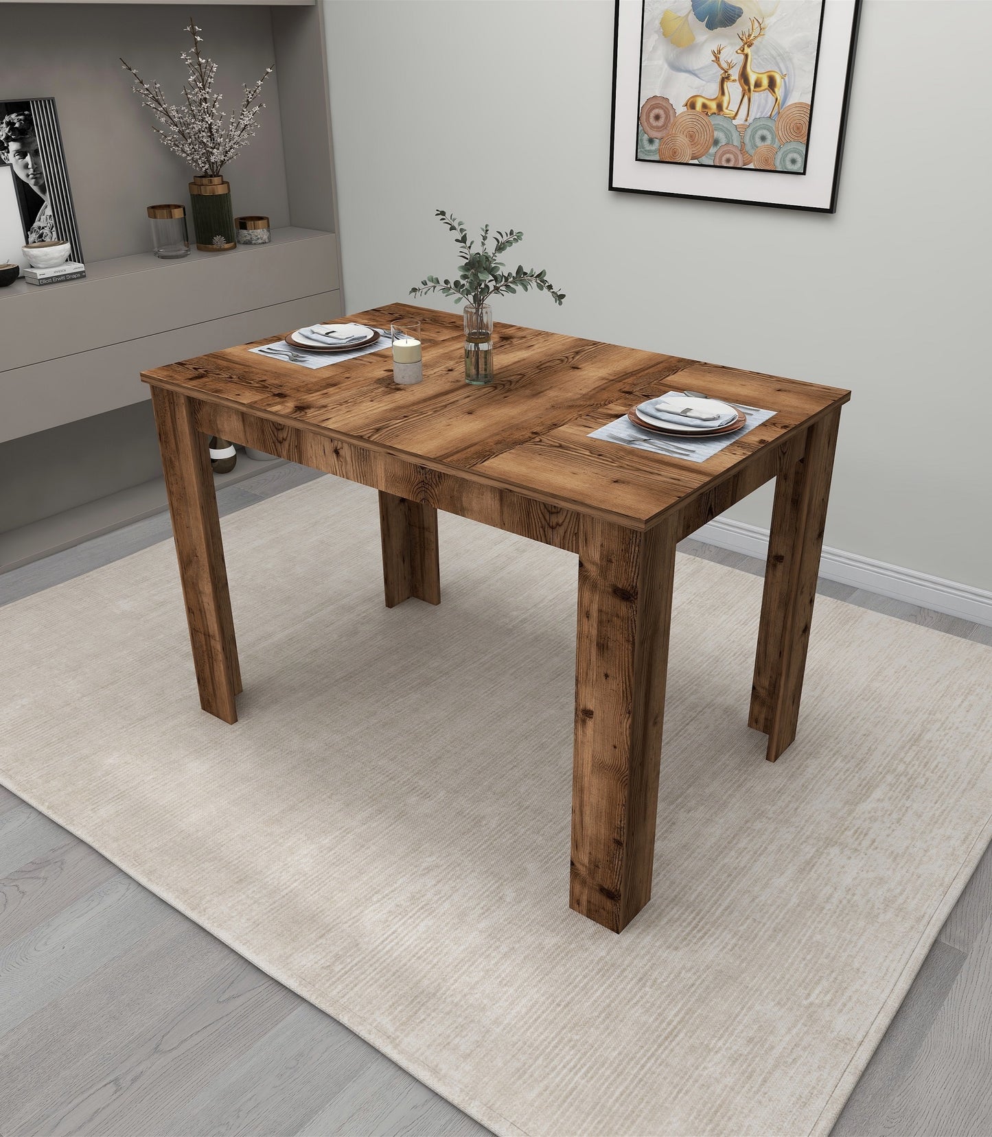 Dennis 110 Four - Person Dining Table